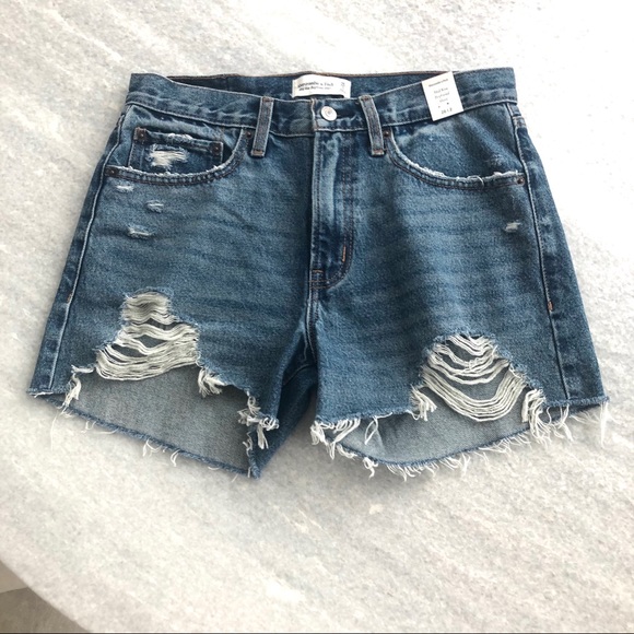 Pants - A&F Cut Off Denim Shorts